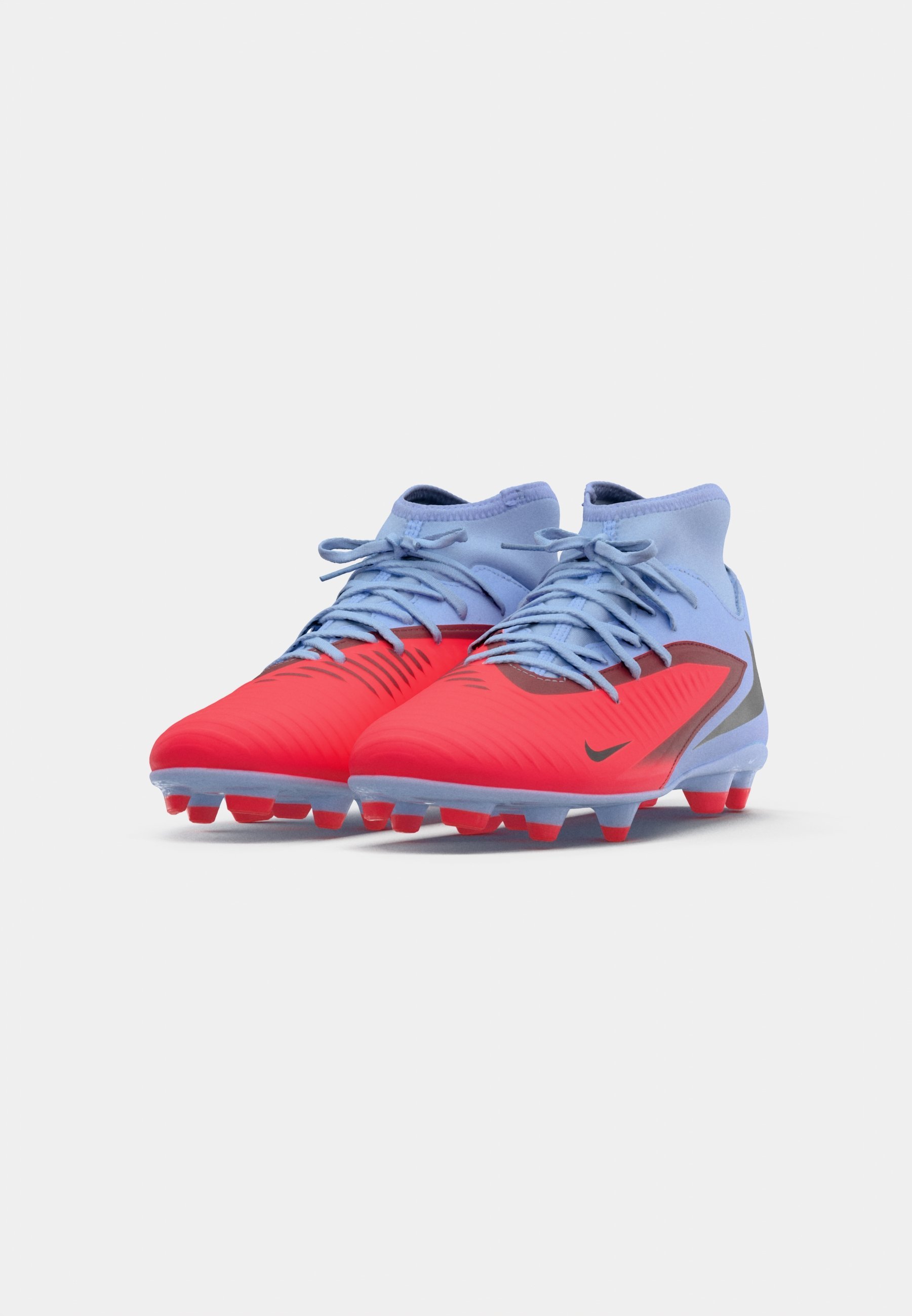 Nike Performance PHANTOM 6 HIGH CLUB FG/MG - Voetbalschoenen voor stevige ondergrond - koningstint helder karmozijnrood