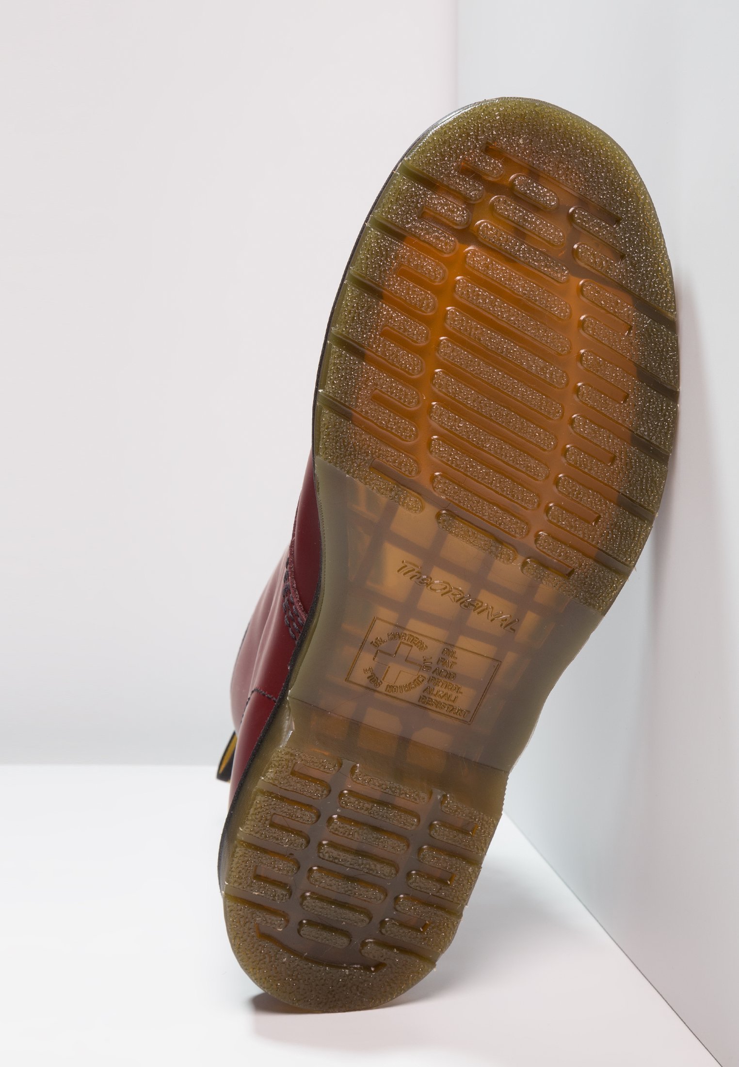 Dr. Martens 1460 BOOT - Enkellaarsjes met vetersluiting - kersenrood