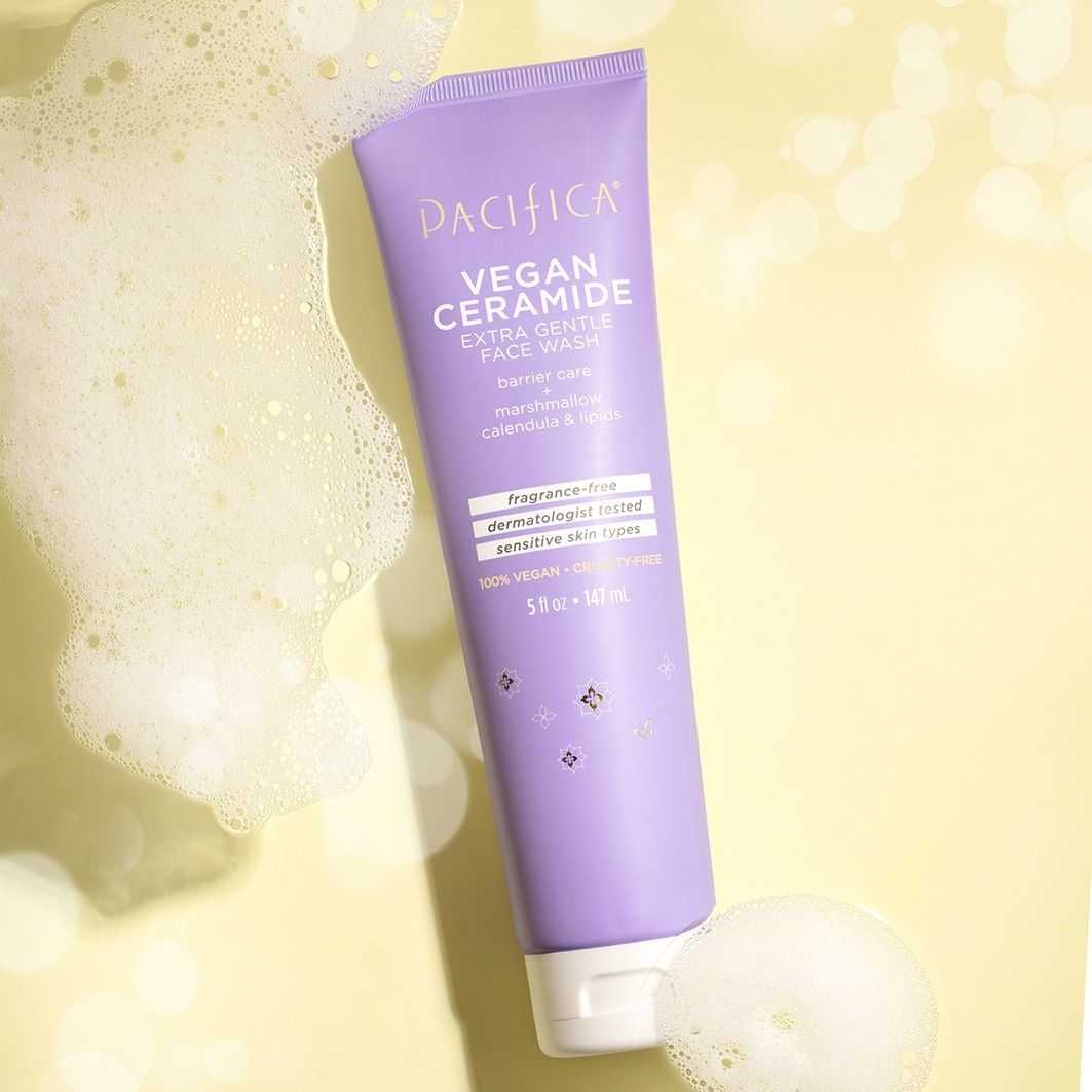 Pacifica veganski gel za čišćenje lica s ceramidima, ekstra nježno sredstvo za čišćenje lica - 147 ml