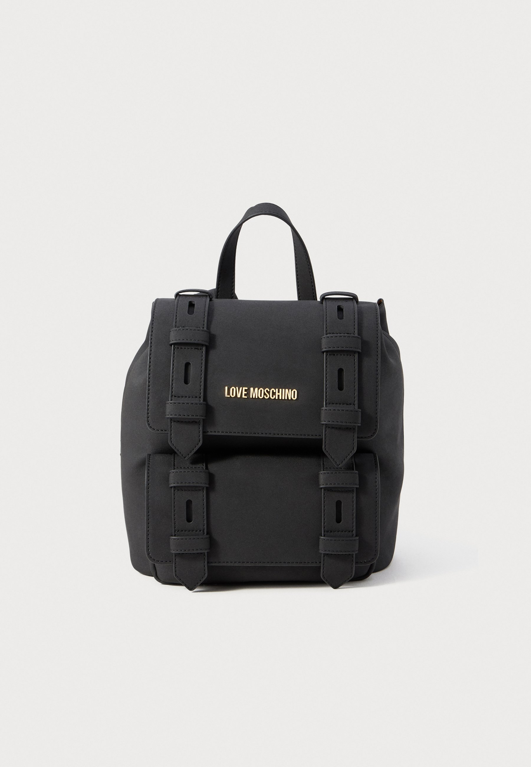 Love Moschino BUCKLED UP - Rucksack - schwarz