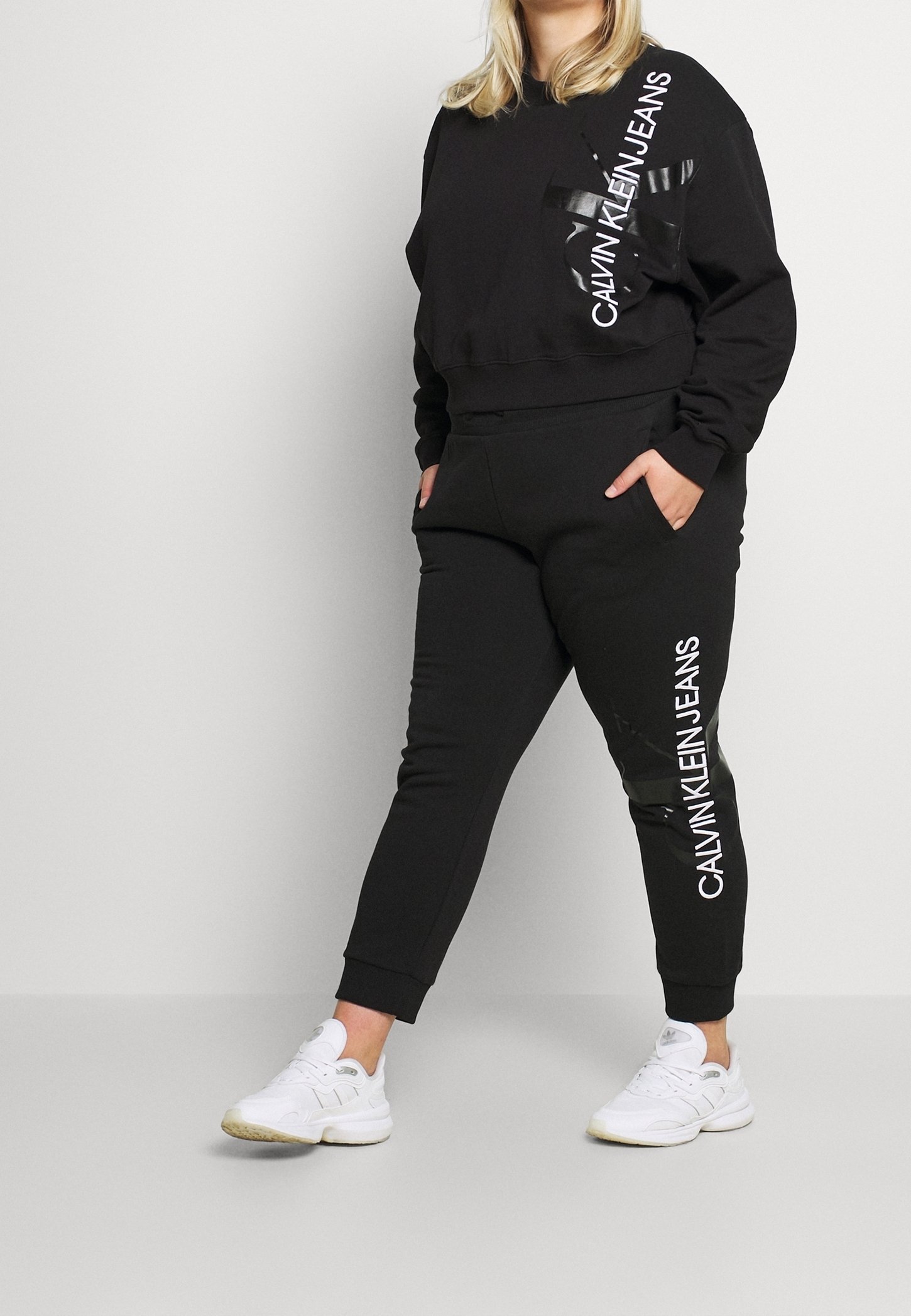 Calvin Klein Jeans Plus Sweatshirt - zwart