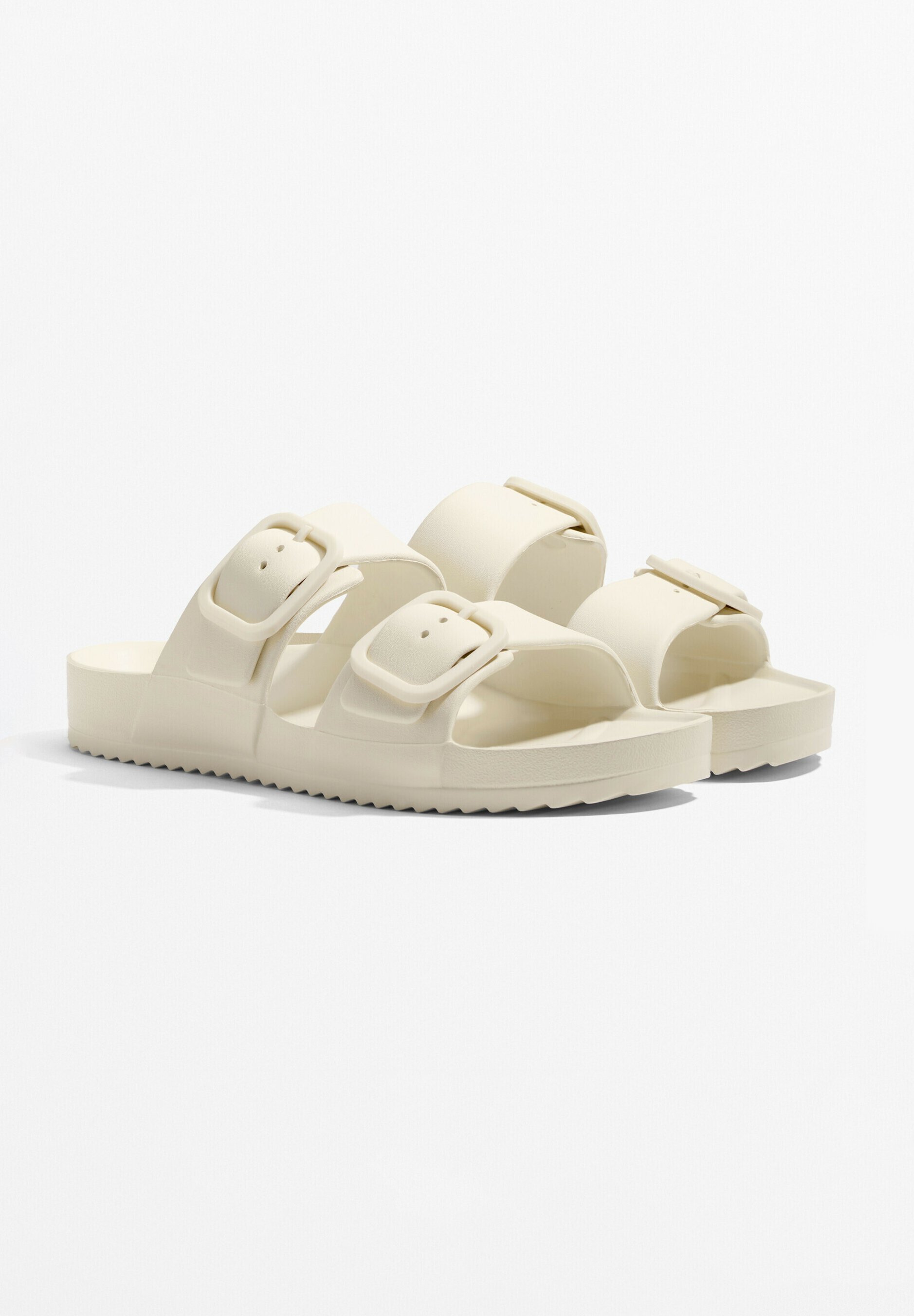 Toboggans de piscine OYSHO BUCKLED - blancs