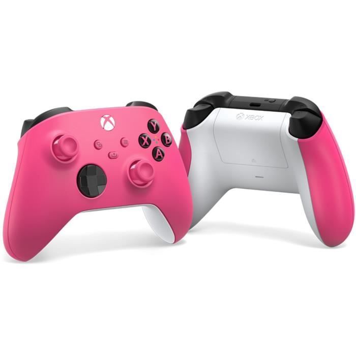 Mando inalámbrico Xbox para Xbox, color rosa intenso.
