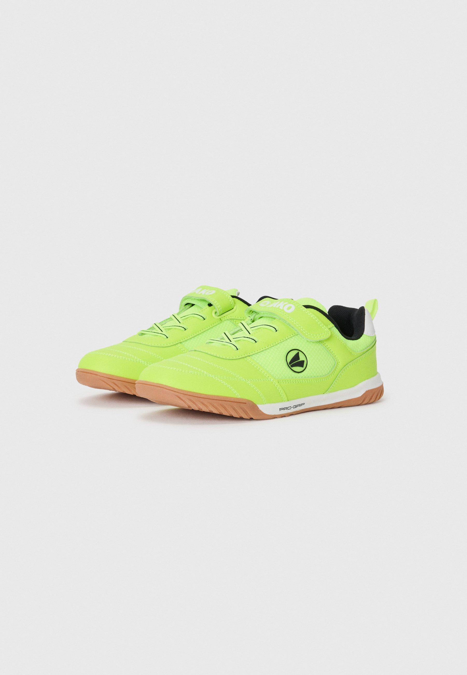 JAKO WINGER UNISEX - Chaussures de tennis multicourts - jaune fluo/noir de jais