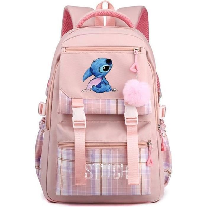 Sac A Dos Stitch Enfant Sac - Nylon - 42x30x23cm - Rose rose SAC A DOS