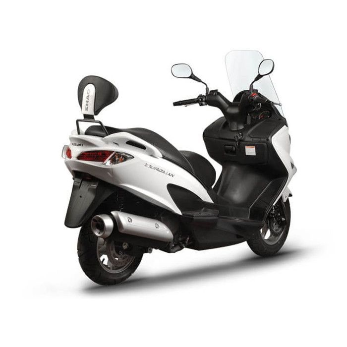 Motorcycle Backrest - SHAD - Suzuki Burgman - Black - Passenger Comfort - Universal