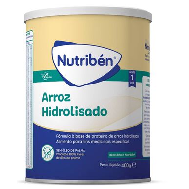 Nutribén Leite de Arroz Hidrolisado Sem Lactose      400 gr 400 gr