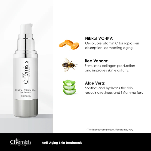 skinChemists Augenserum für Männer, 30 ml