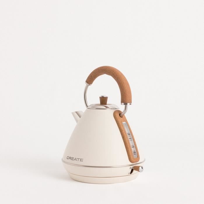 Hervidor eléctrico retro - Create - 1L o 1,7L - Acero inoxidable - Apagado automático