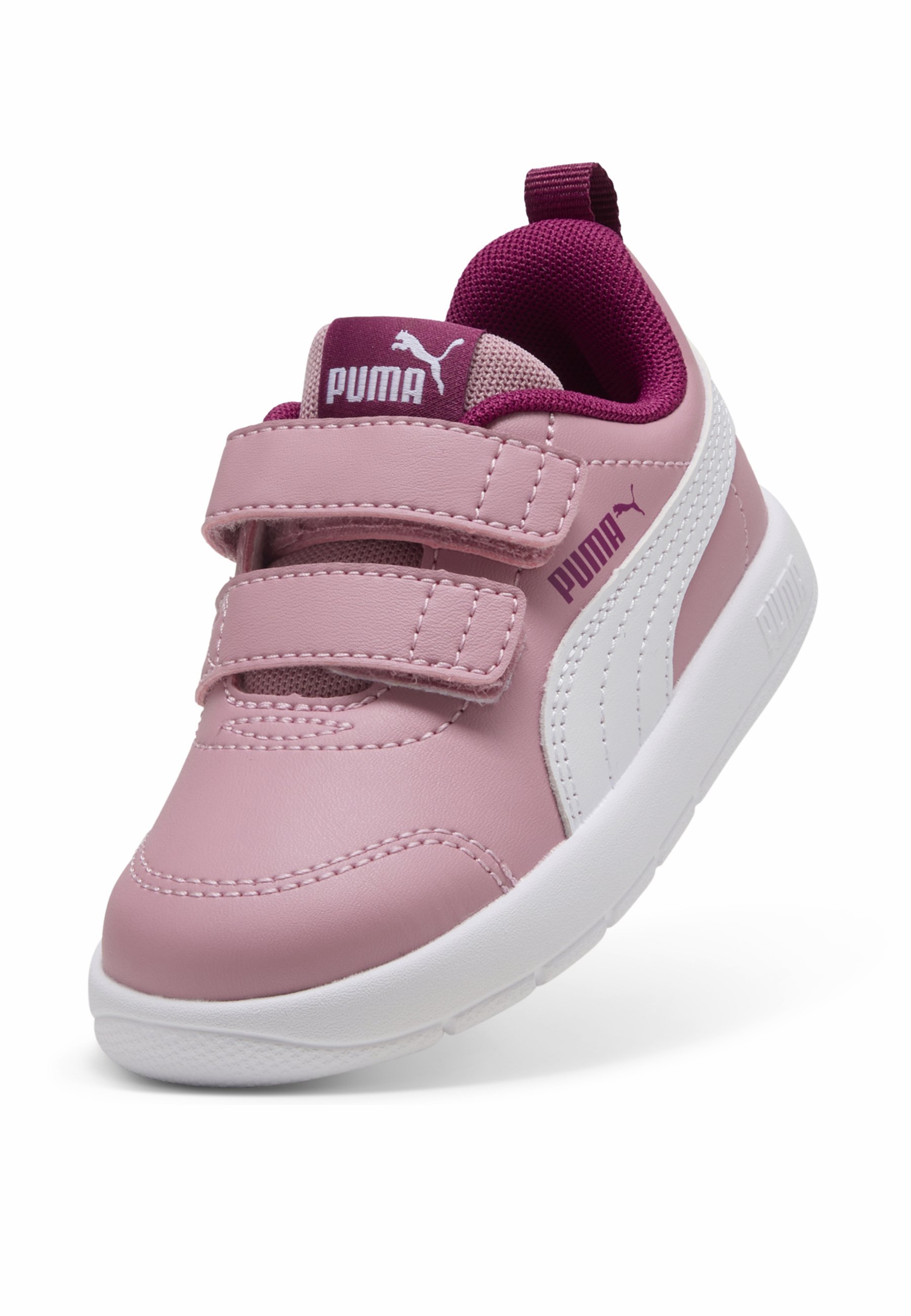 Puma COURTFLEX - Treningssko - poised pink white berry