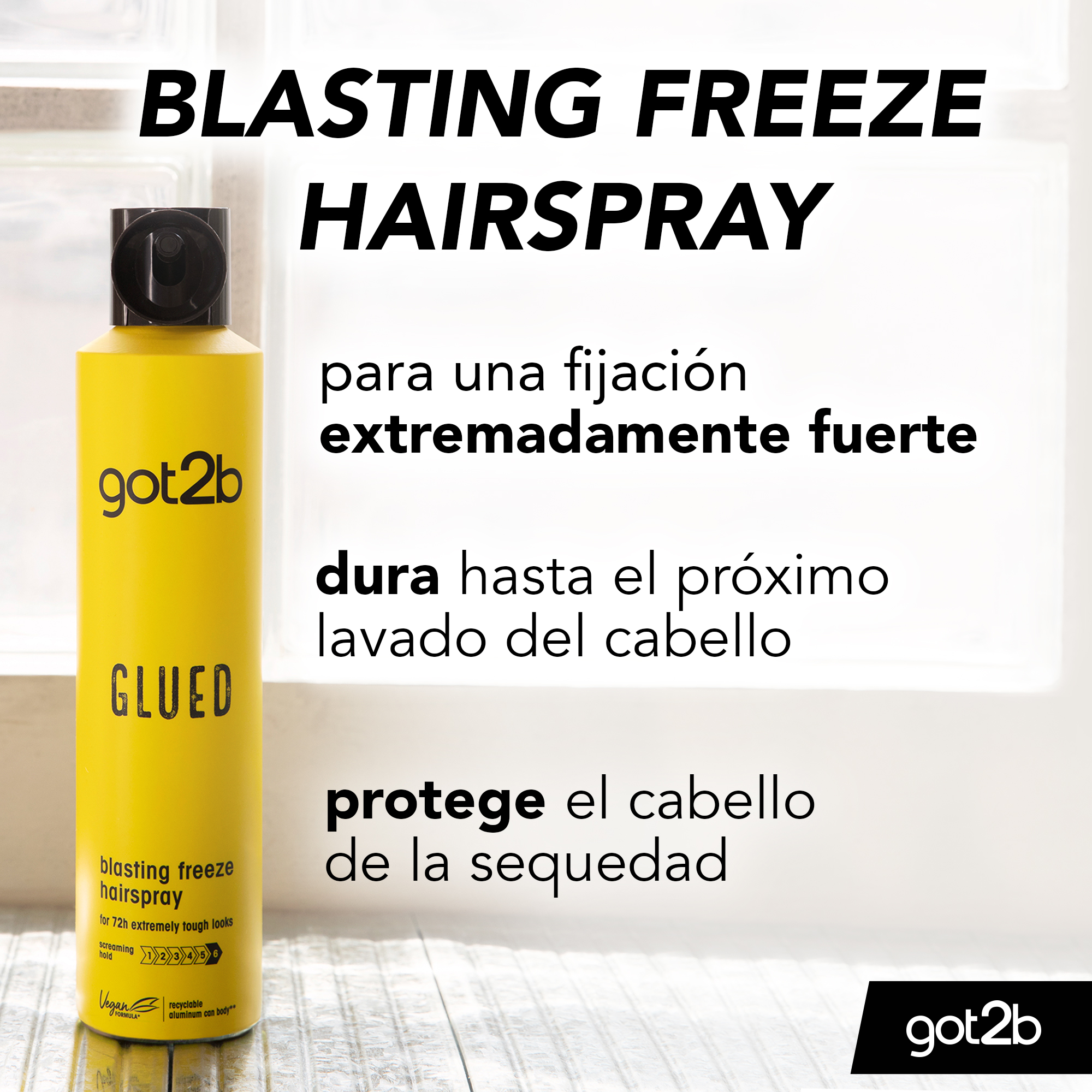 Līmētas spridzināšanas Freeze Spray Fijador Lacas
