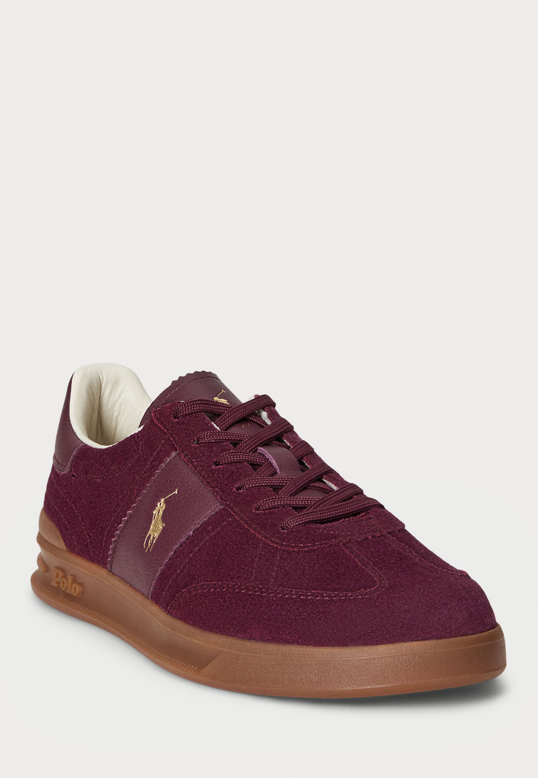 Polo Ralph Lauren HERITAGE AERA SUEDE SNEAKER UNISEX - Sneakers - harvard wine