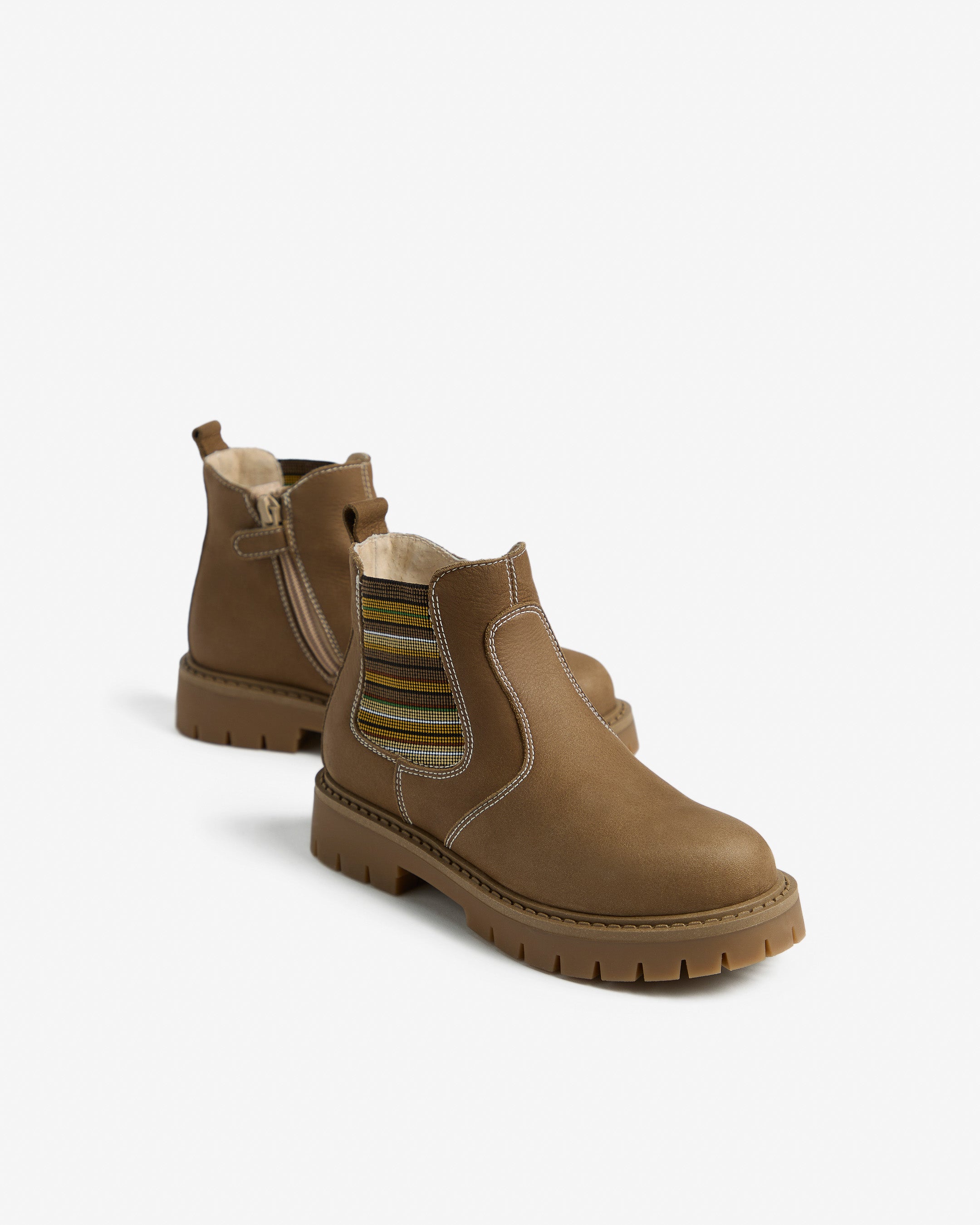  Leder-Ankle-Boots für Jungen