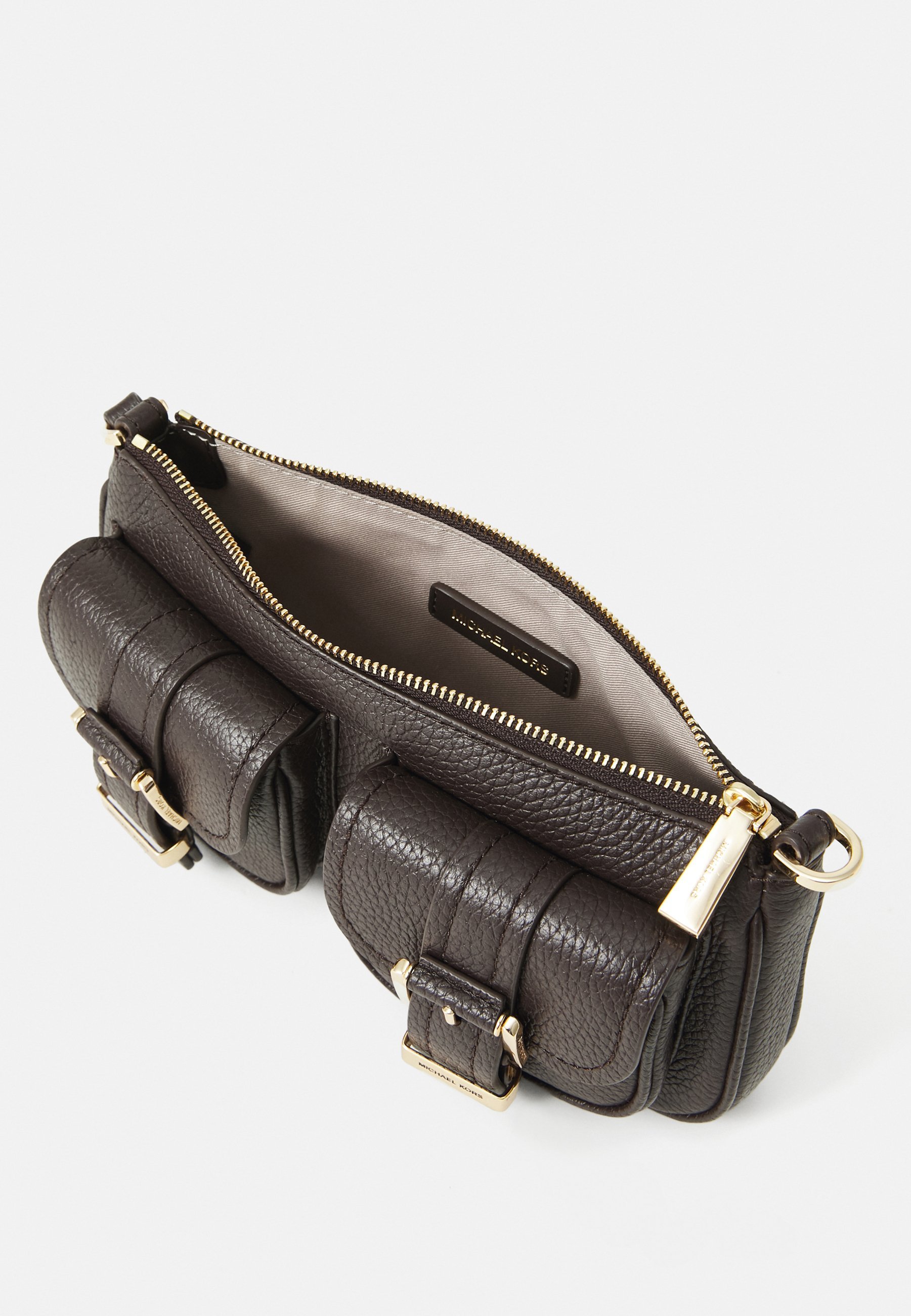 MICHAEL Michael Kors ZOE POUCHETTE - Handtas - chocolade