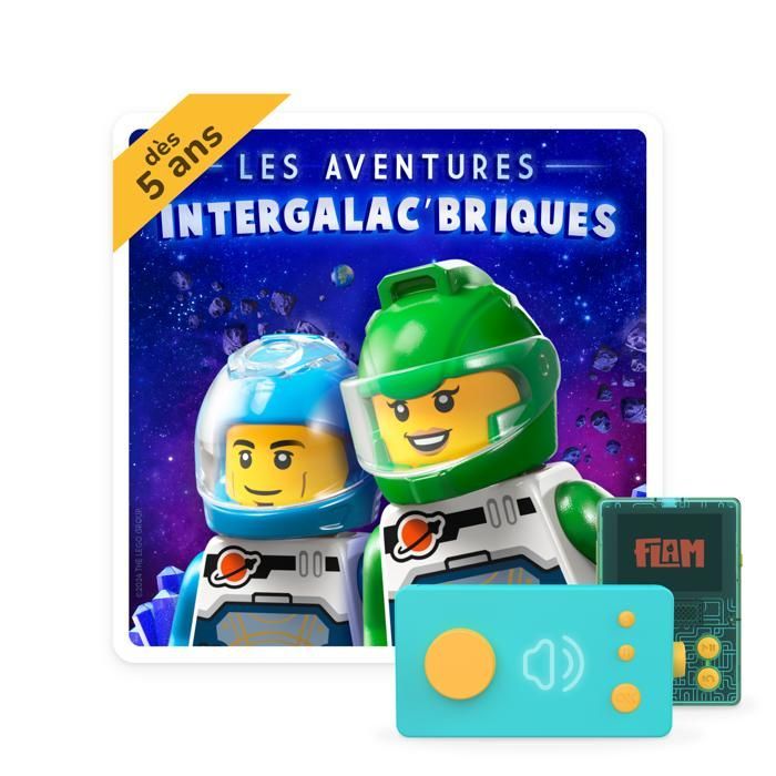 Lunii - Intergalac'briques Adventures Box Set - Interactive audiobook for ages 5 and up, available on My Story Factory