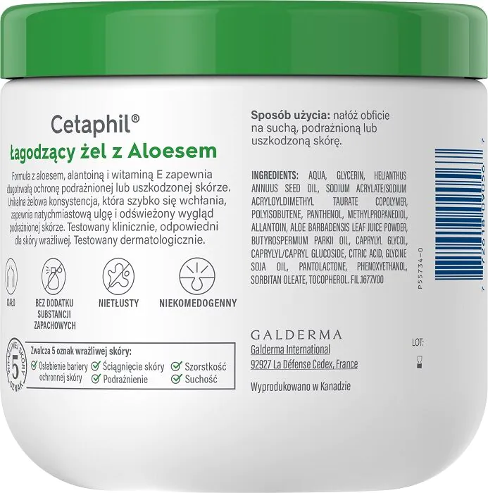 Cetaphil Łagodzący Żel z aloesem