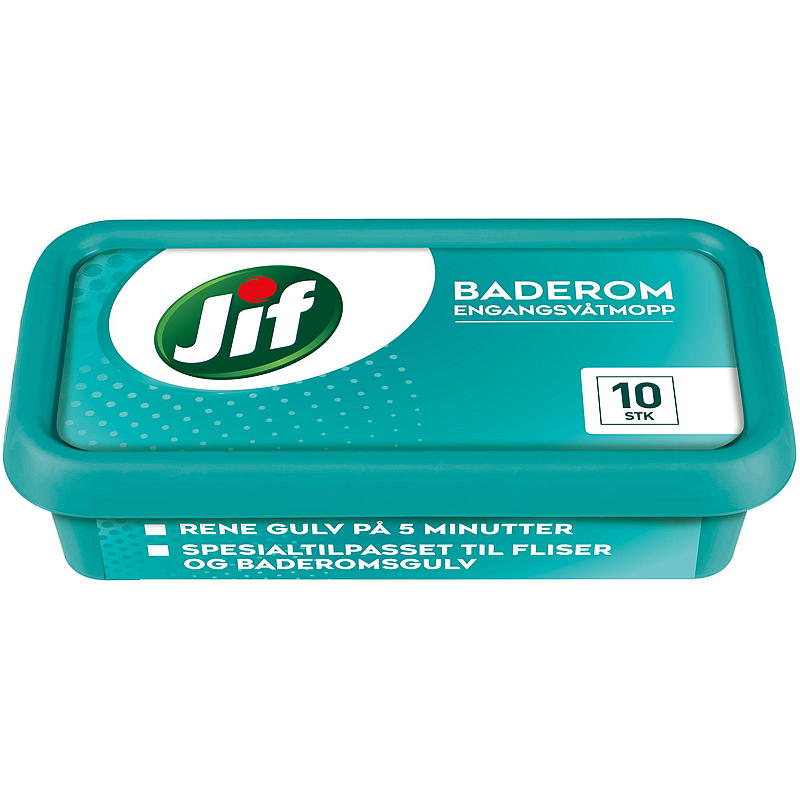 Jif wegwerpmoppen (10 stuks) Jif badkamer