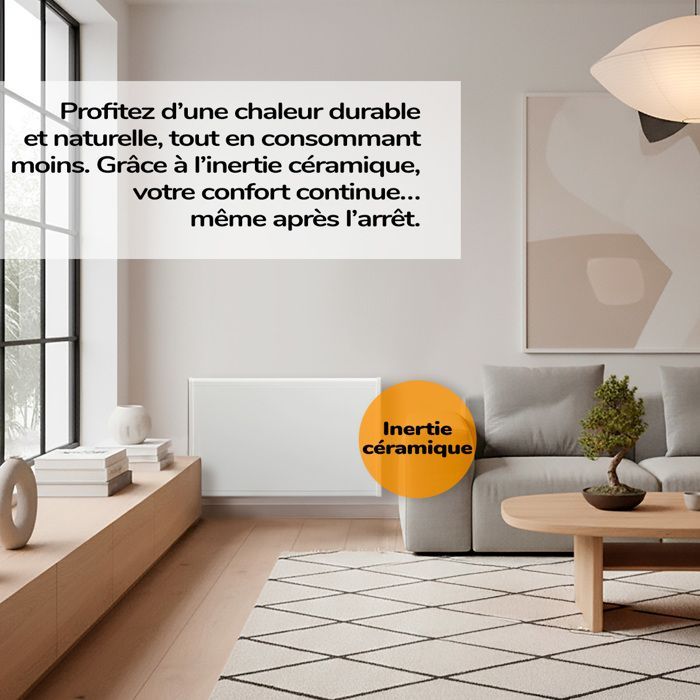 Radiateur électrique à inertie sèche Mara 1500 W HJM