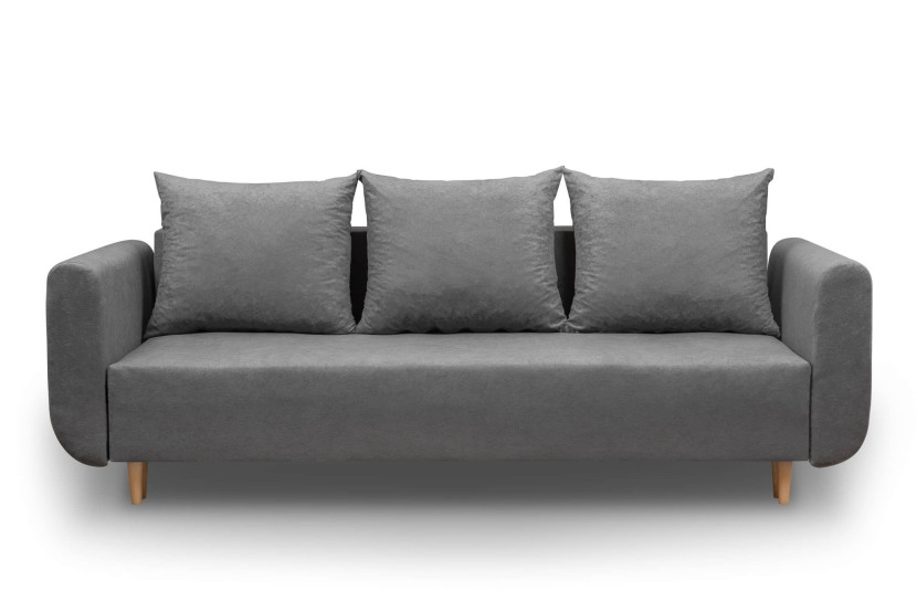 Sofa rozkładana do salonu Lugo Szara