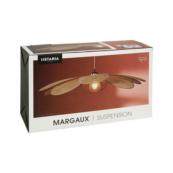 Kleine Margaux bamboe hanglamp, 60 cm, Ostaria