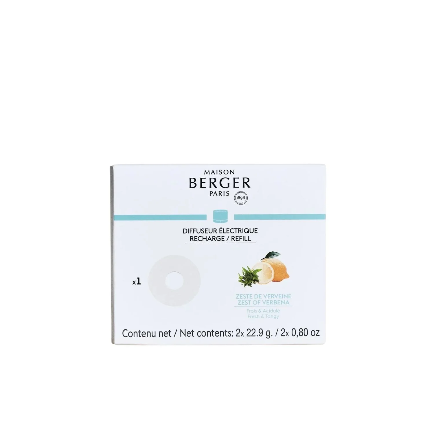 Diffuseur Électrique Ricarica per Diffusore Nomade - Zeste de Verveine - Profumo per Diffusore