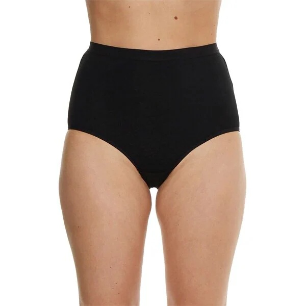 Ženske hlačke Kruidvat Cotton Stretch Maxi<br>črne, velikost M, 2 kosa