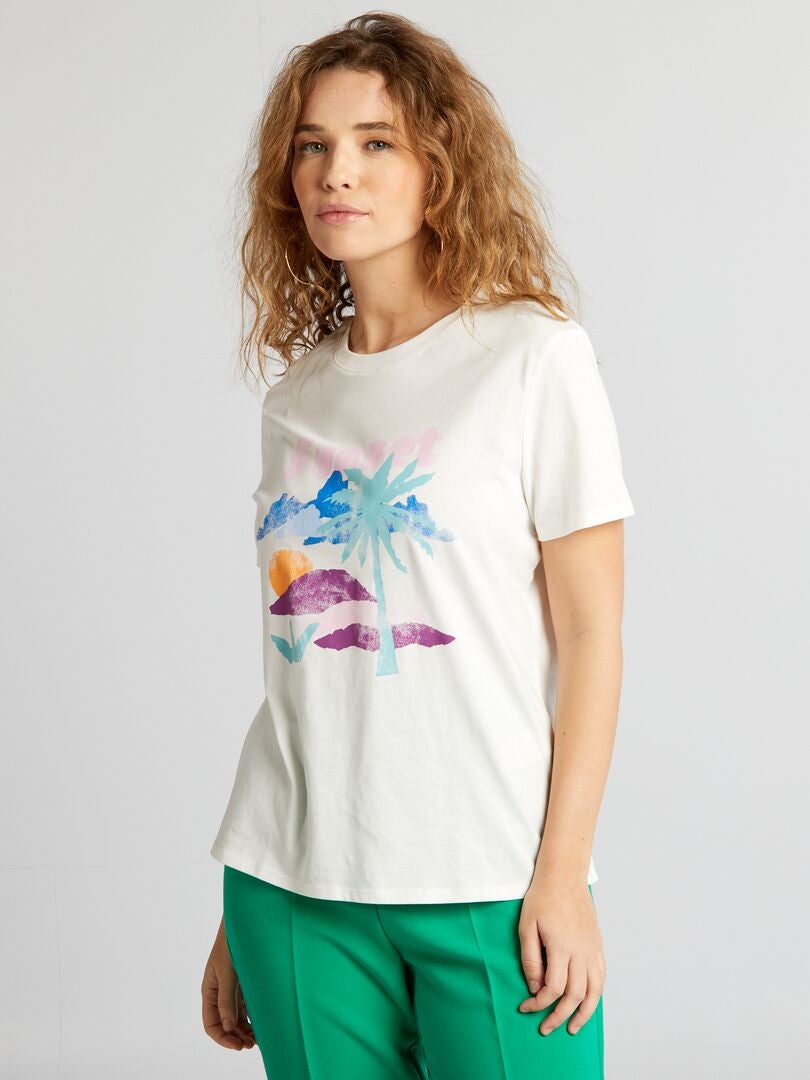 Camiseta 'Corações' - BRANCA