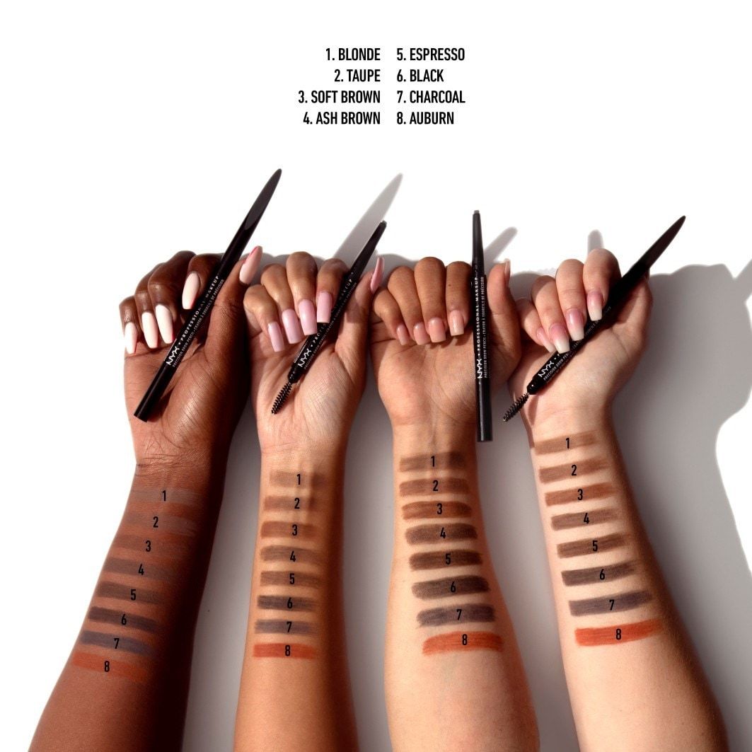 NYX Professional Makeup Precision antakių pieštukas - 0,13 g