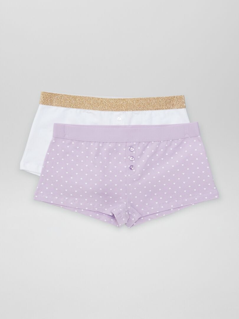 Set van 2 culottes - PAARS