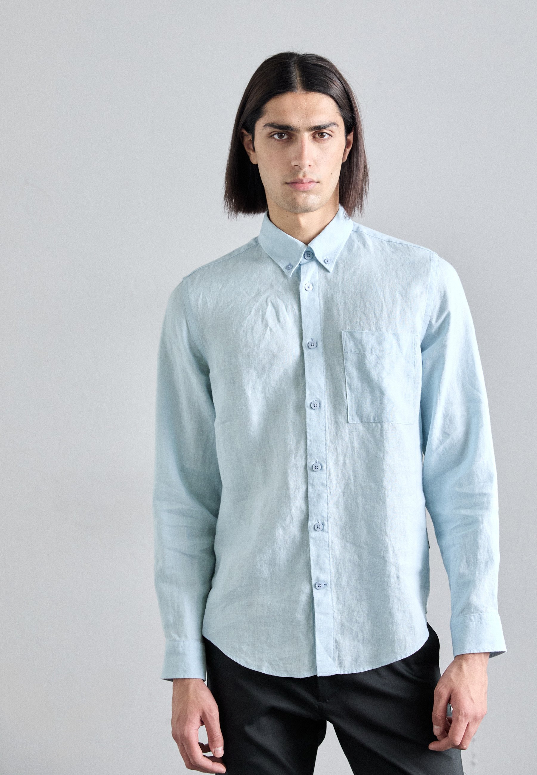 NN.07 ARNE - Chemise - ciel d'hiver