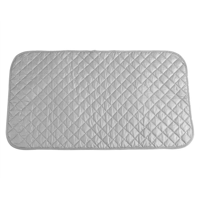 Foldable and portable ironing mat, a useful accessory for the table and travel