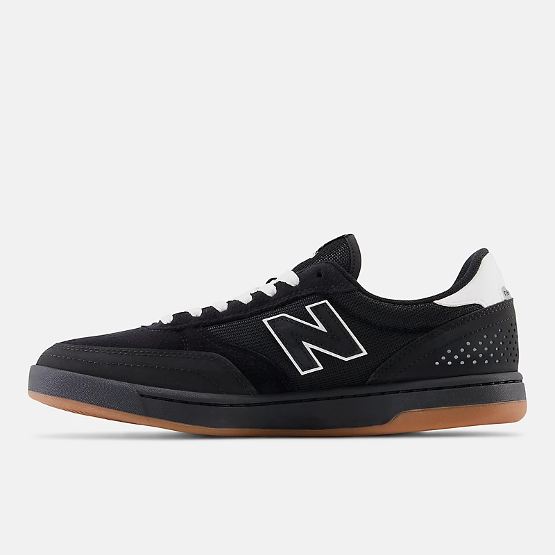 Męskie buty NB Numeric 440 syntetyczne – czarne z białym