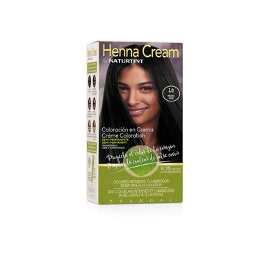 Naturtint Henna Hårfärgskräm 1.0 Svart 110 ml 110 ml