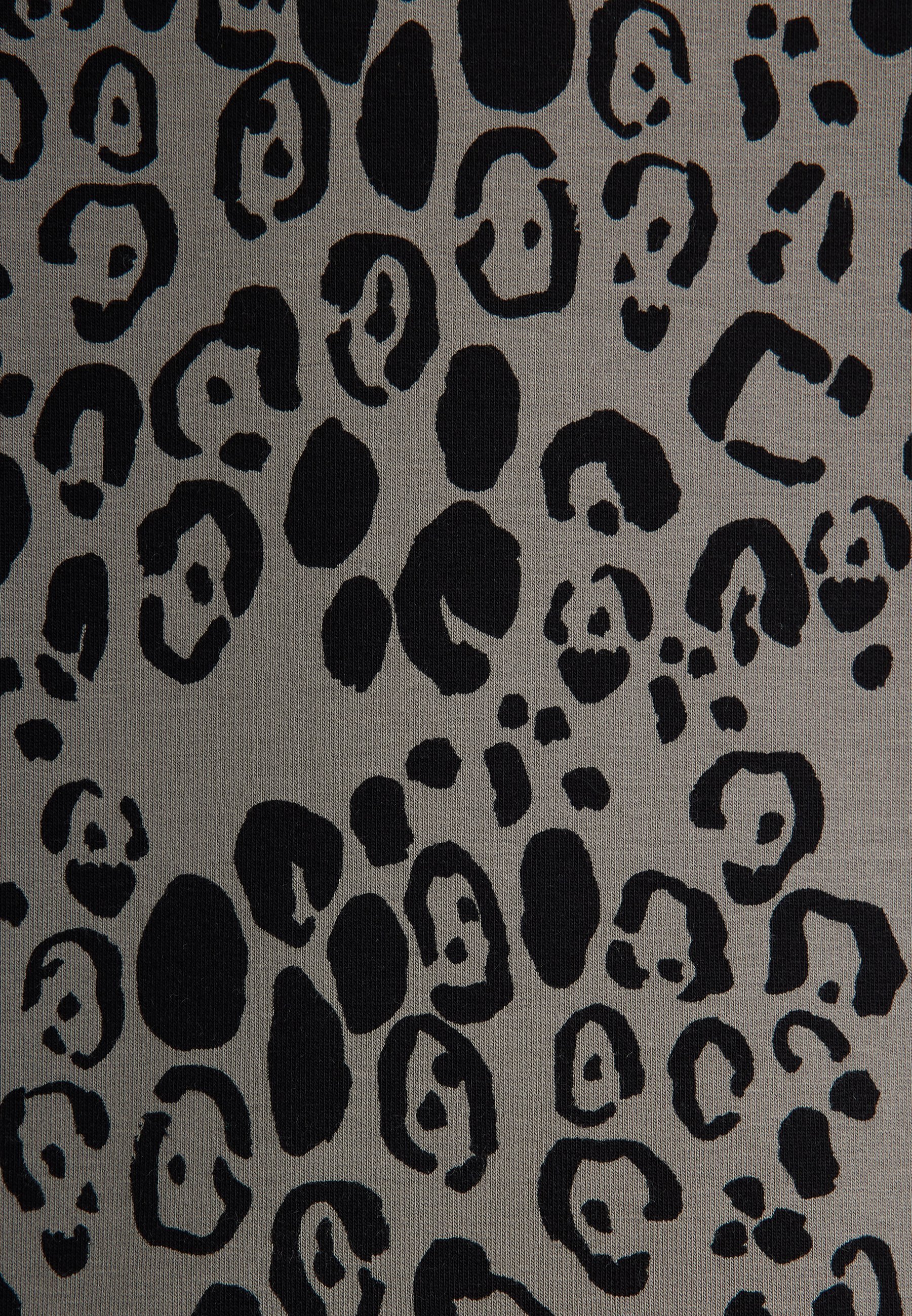 Mini Rodini LEOPARD BRUSHED TROUSERS UNISEX - Trainingsbroek - grijs