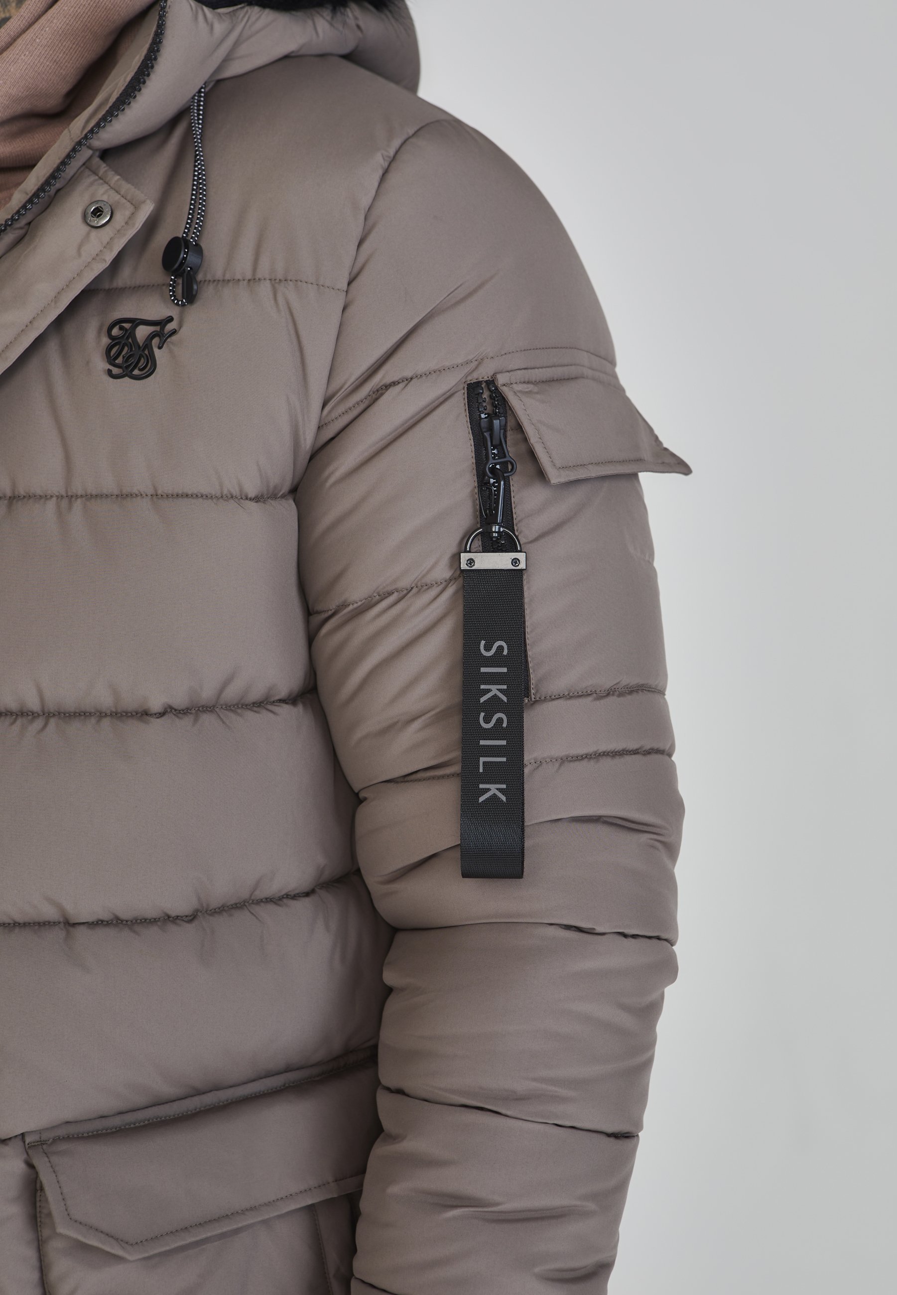 SIKSILK winterjas - beige
