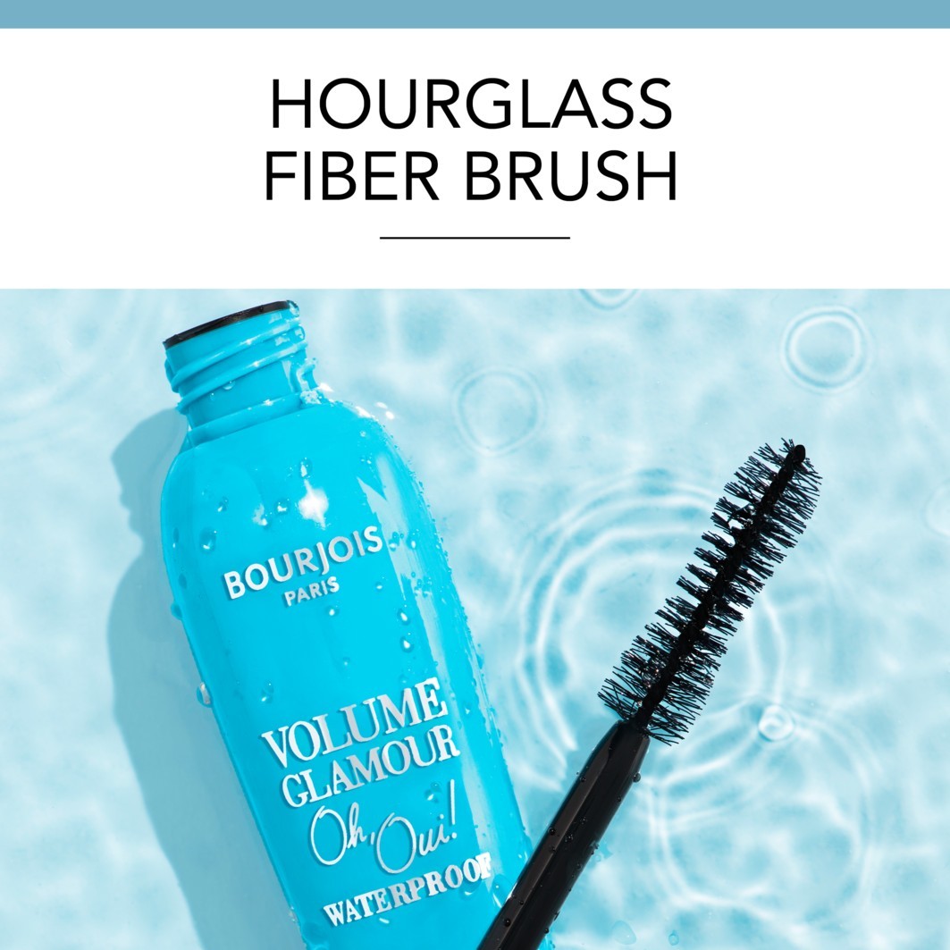 Bourjois blakstienų tušas „Volume Glamour“ – 4 juodos spalvos, atsparus vandeniui – 8 ml