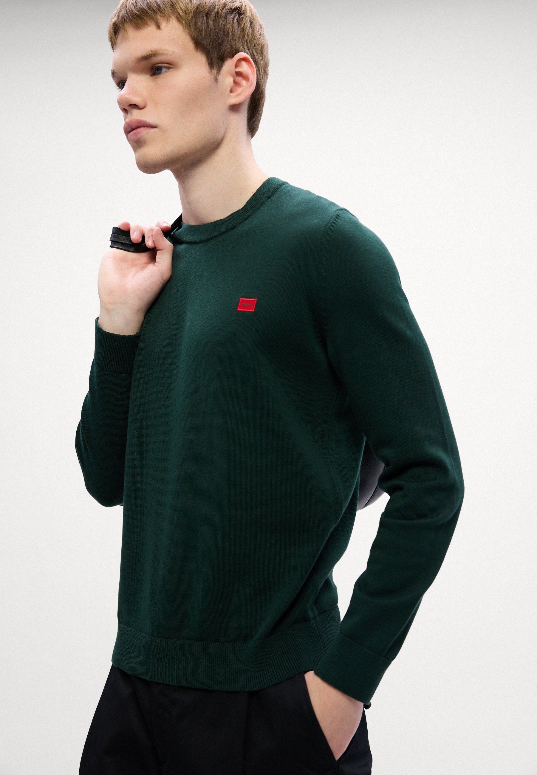 HUGO SAN CASSIUS - Pull - vert ouvert
