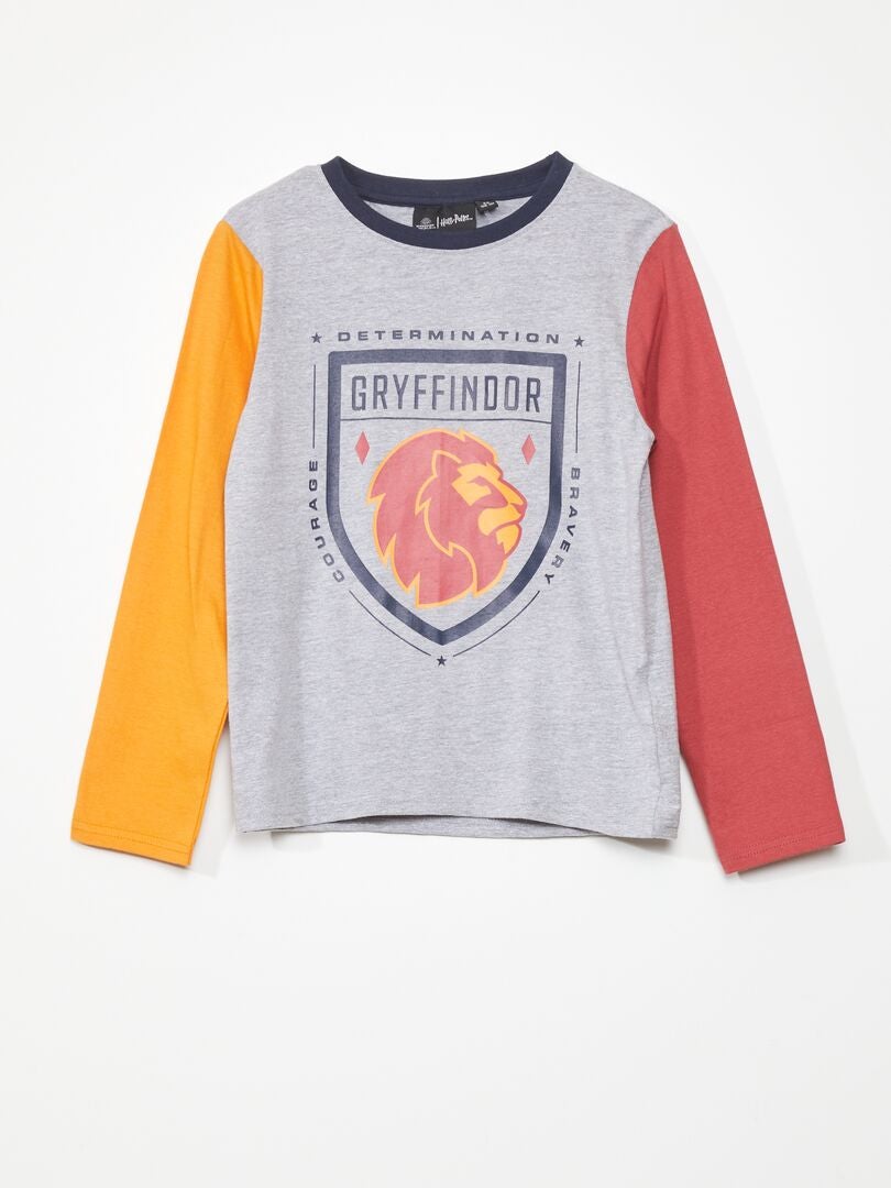 Conjunto de pijama de 2 piezas de Harry Potter - Gris