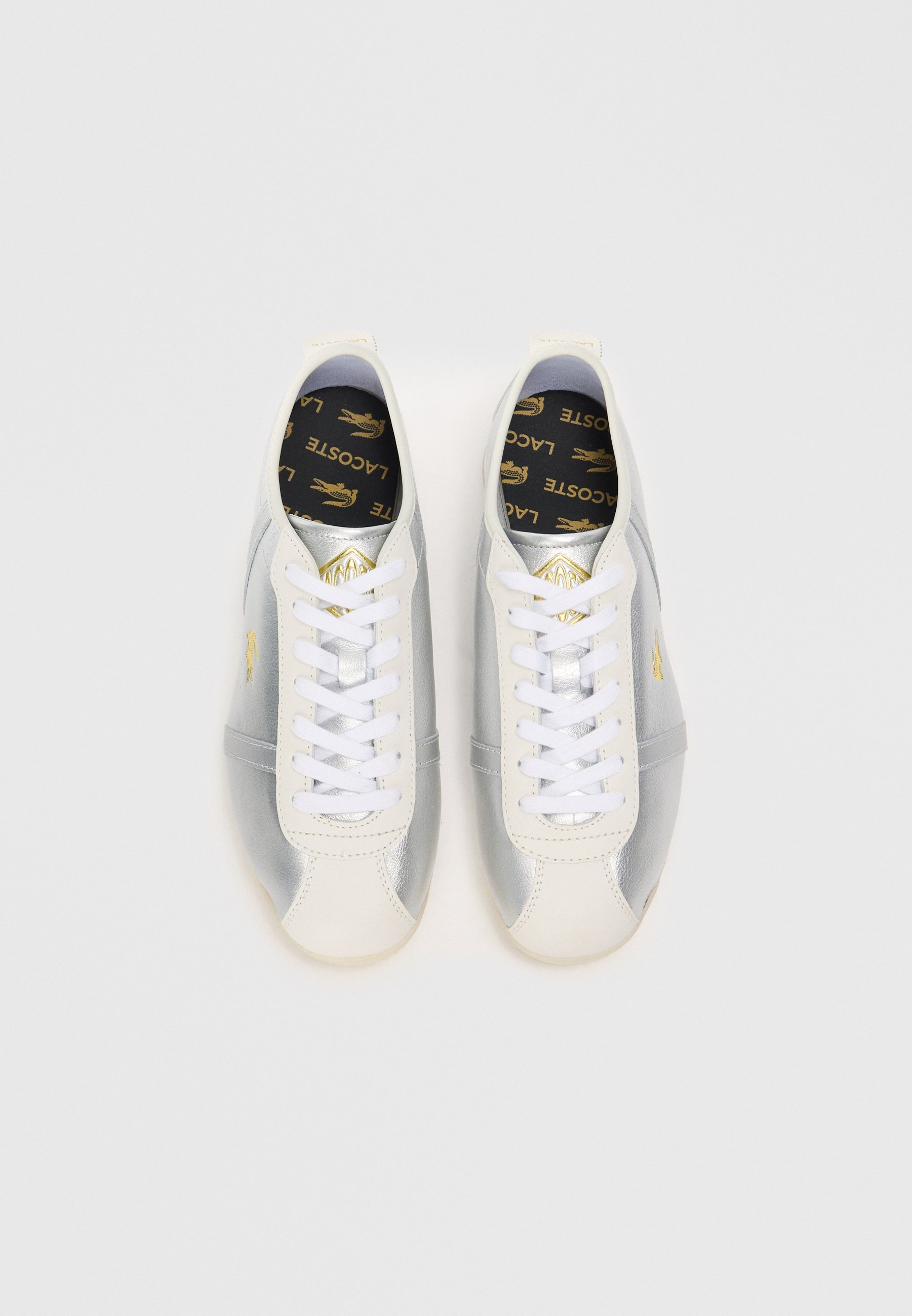 Buty sportowe Lacoste - białe/srebrne