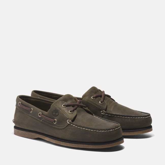 Scarpa da Barca Classic da Uomo in verde