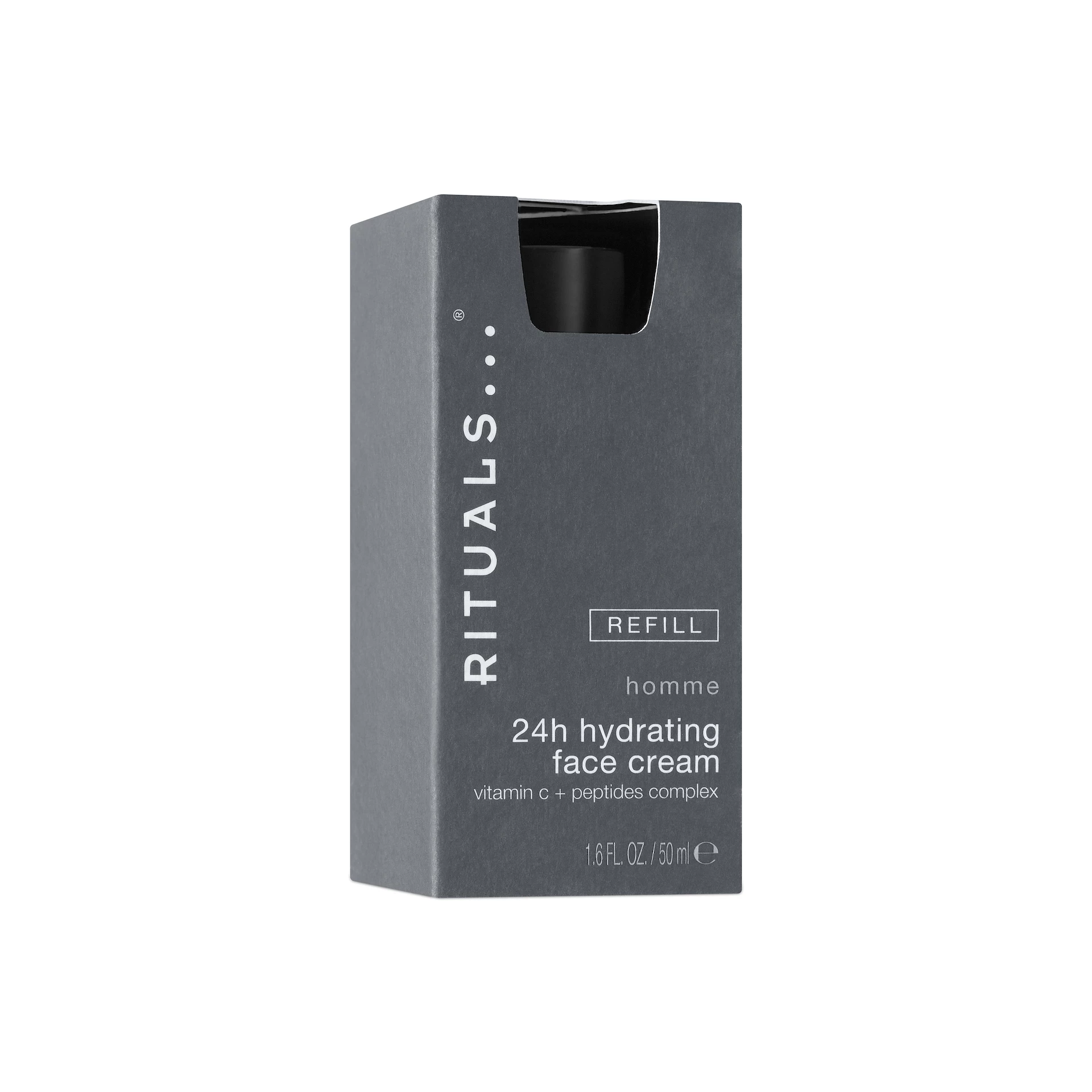 Cremă de față hidratantă 24H Homme Rezervă 50 ml - Rituals
