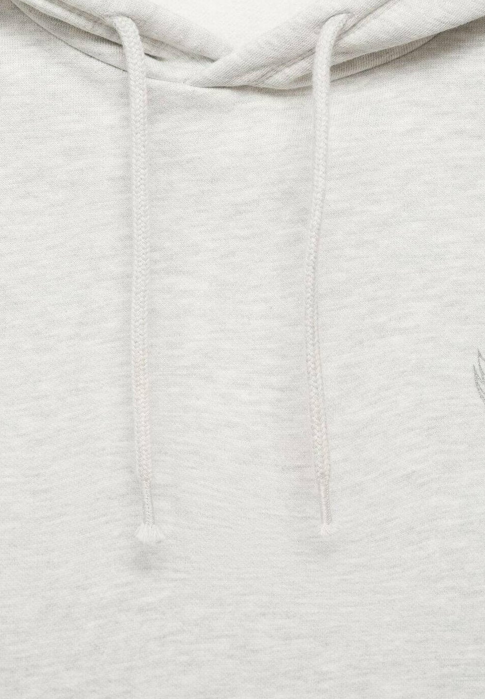 Mango Kids TEEN - Felpa con cappuccio - grigio chiaro screziato