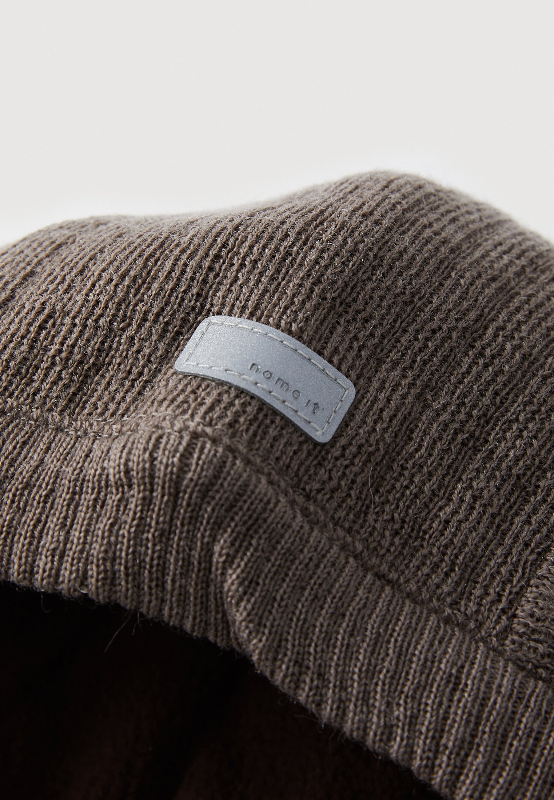 Noem het NMNFLASH WOLLEN BALACLAVA - Beanie - morel