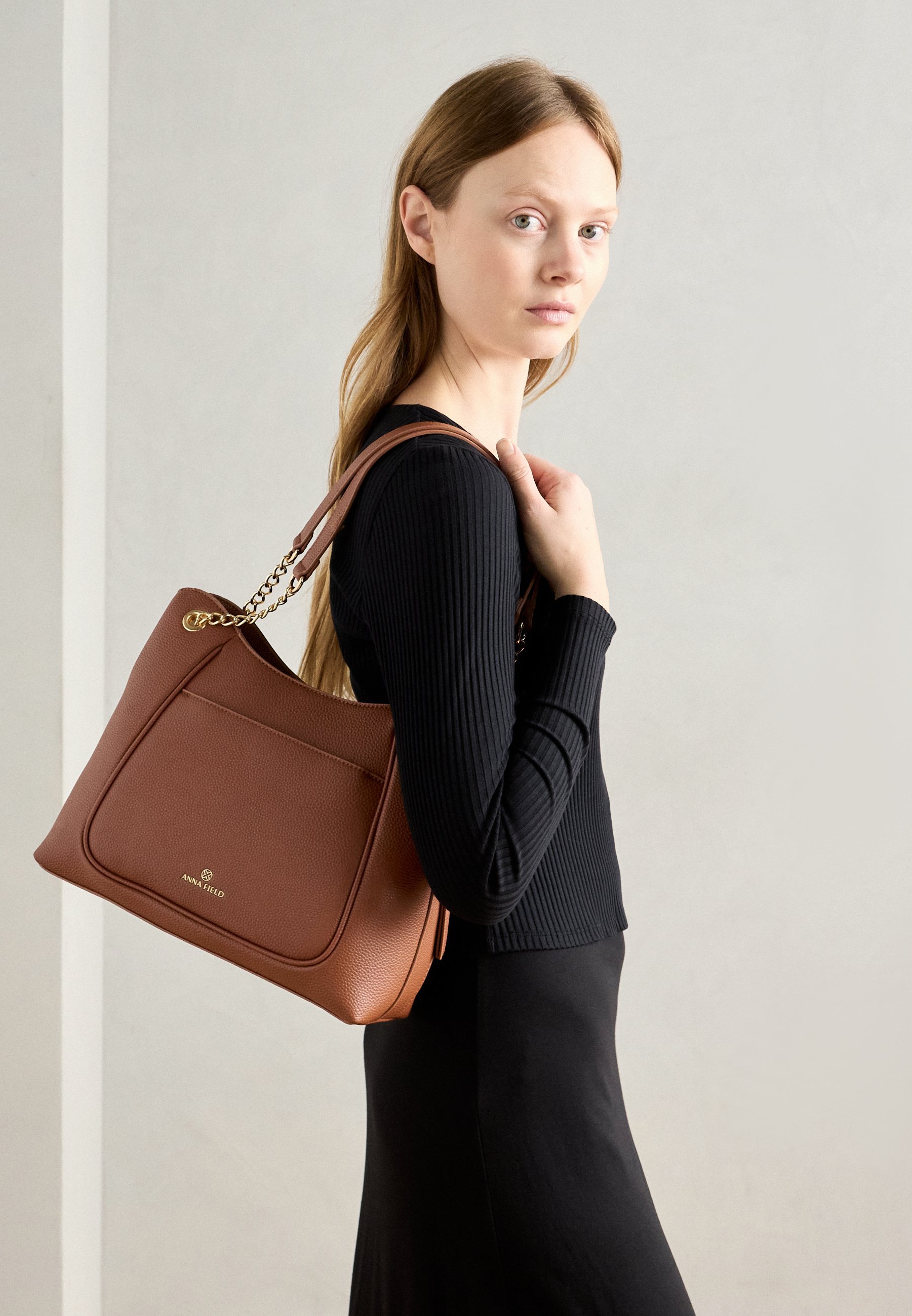 Anna Field Handtasche – Cognac