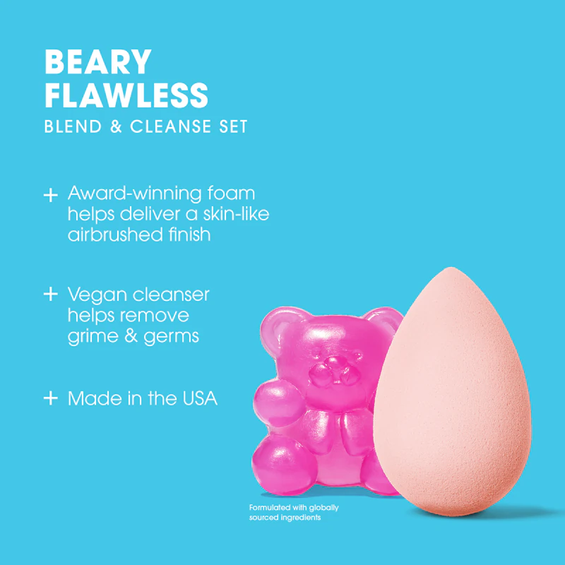 beautyblender® The Sweetest Blend Beary Flawless Cleansing Set