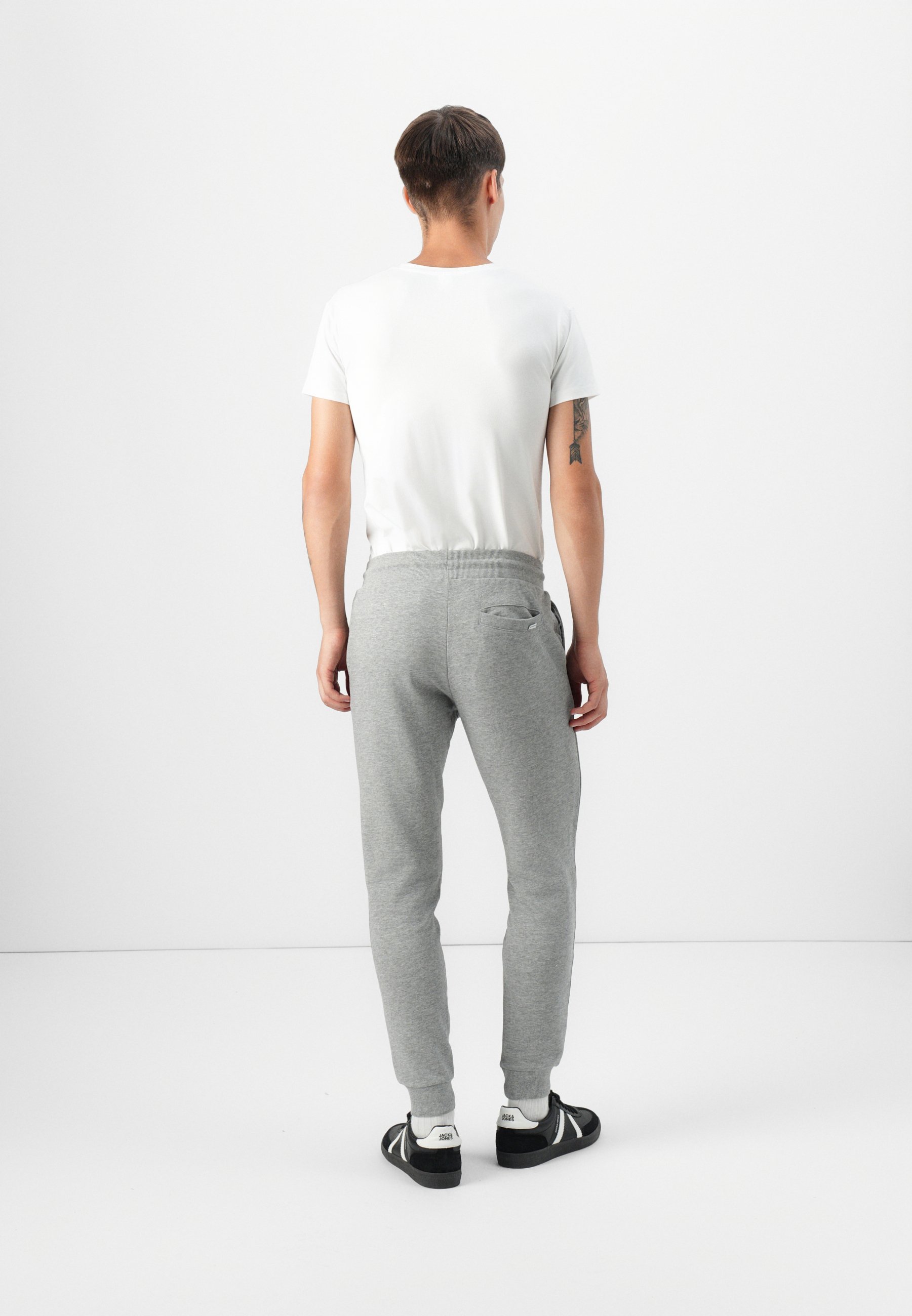 Jack & Jones JJIGORDON JJSHARK - Trainingsbroek - lichtgrijs gemêleerd
