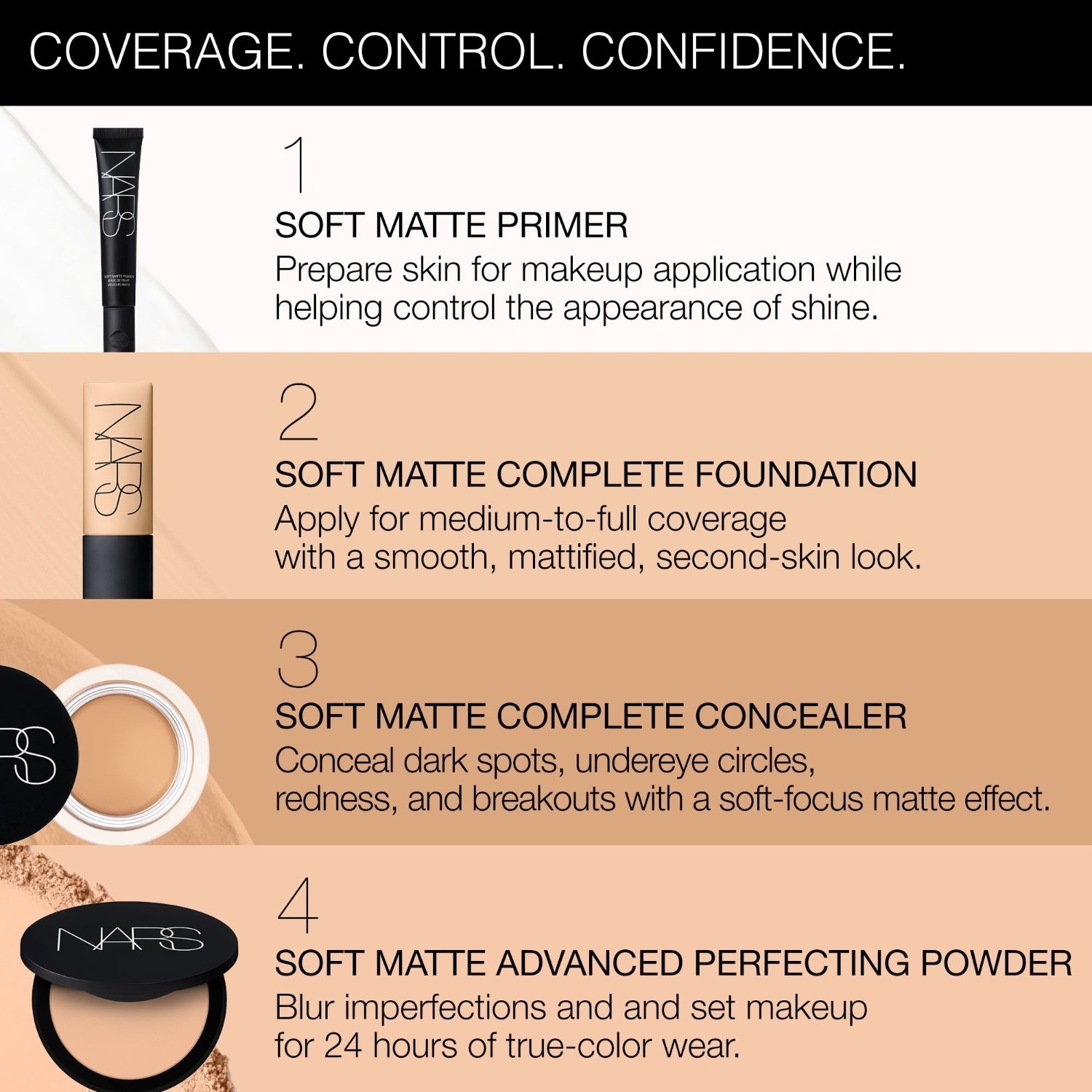 NARS Foundation Mattity Collection Complete makiažo pagrindas – 45 ml