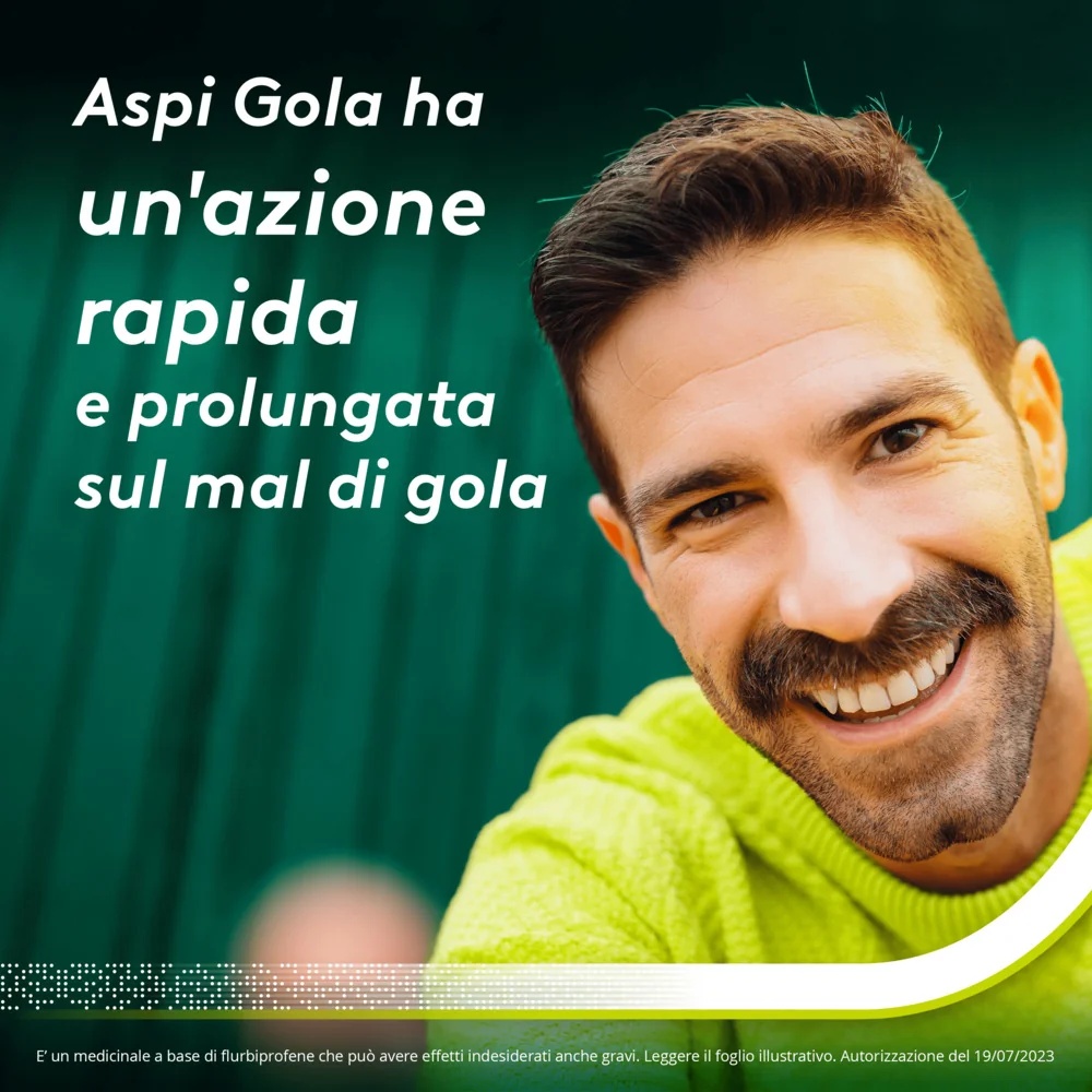 ASPIRINE Aspi Gola Anti-inflammatoire 16 bonbons miel-citron pour le mal de gorge