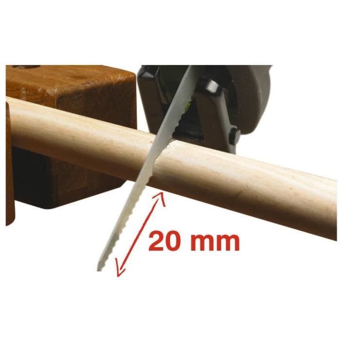 RYOBI - Scie sabre 18V ONE+ - 0-3 100 cp/min - course de lame 22 mm - capacité bois 180 mm - Livrée avec 1 lame - RRS1801M