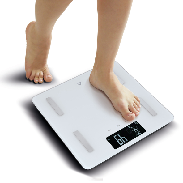 Body fat scale, white